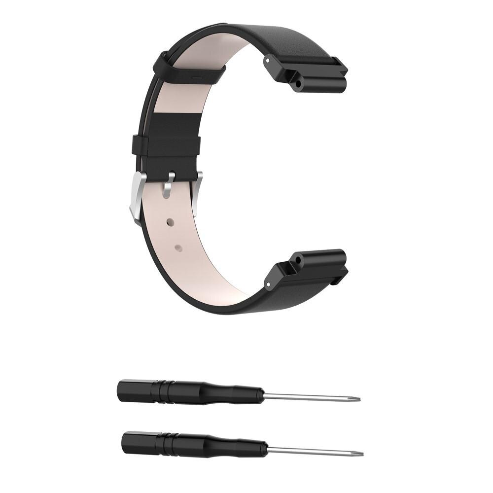 Correa de Piel Garmin Forerunner 735 XT/Forerunner 235 Negro