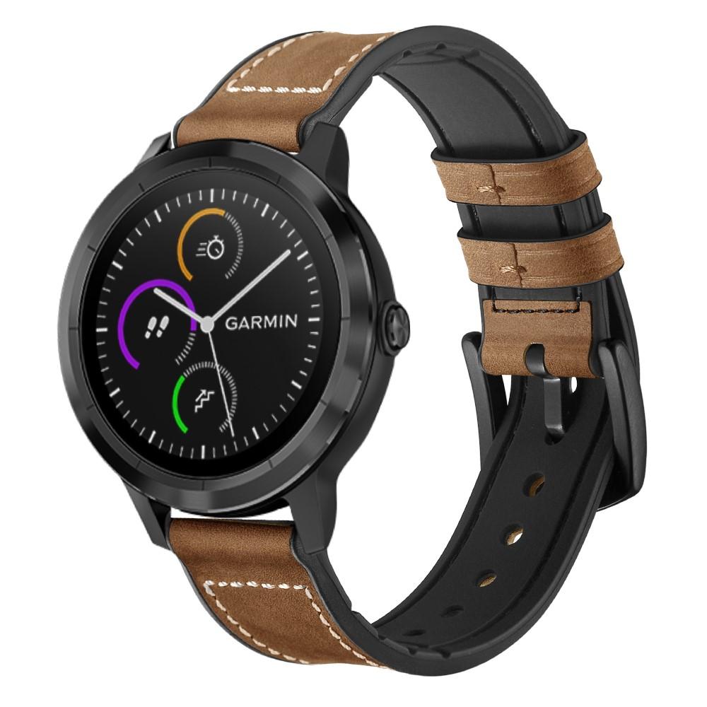 Correa de Piel Garmin Vivoactive 3 Marrón