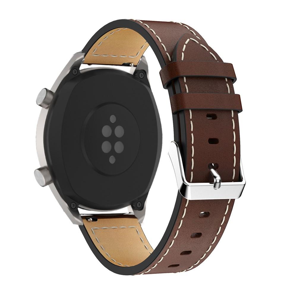 Correa de Piel Huawei Watch GT/GT 2 46mm/GT 2e Marrón