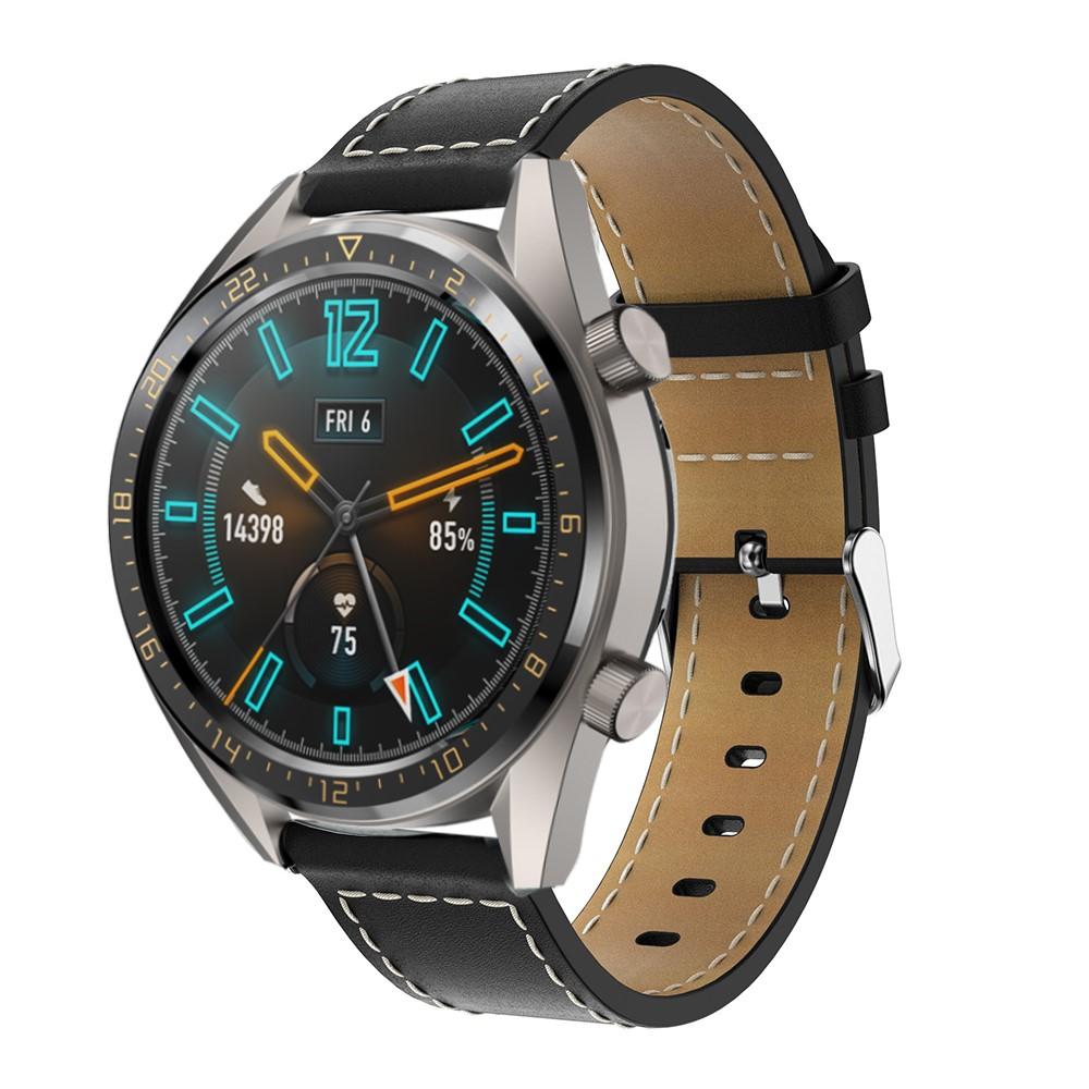 Correa de Piel Huawei Watch GT 2 46mm/Watch GT 2e/Watch GT Negro