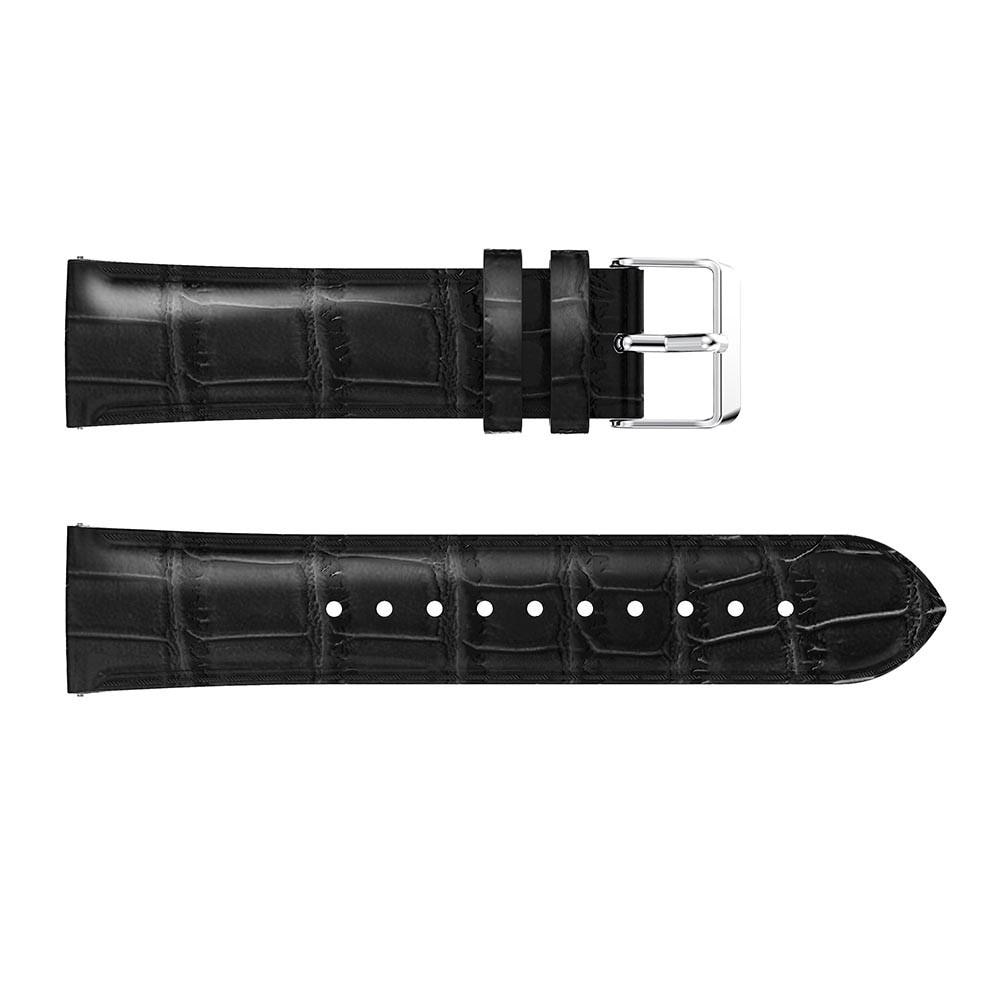 Cocodrilo Correa de piel Coros Apex 2 negro