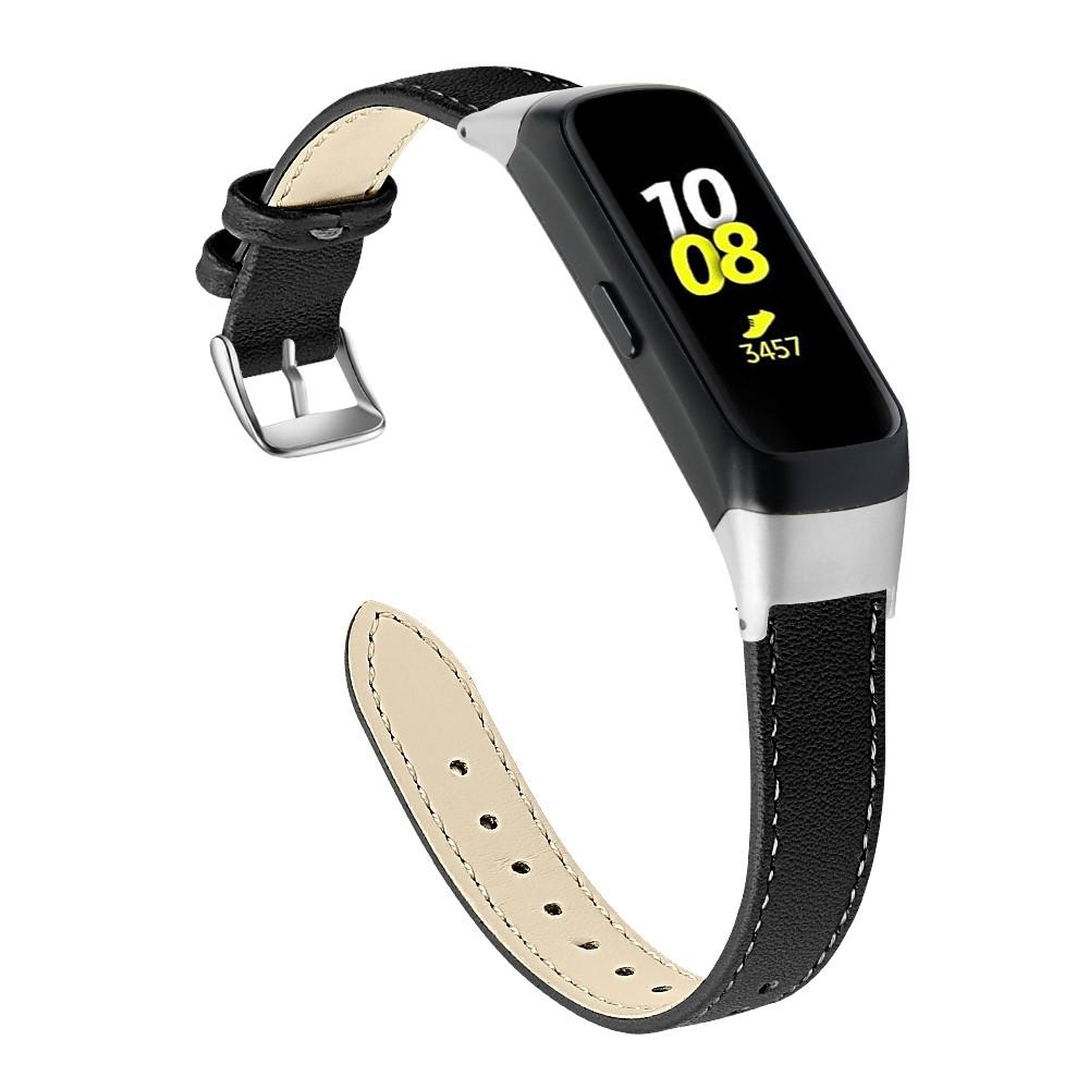 Correa de Piel Samsung Galaxy Fit Negro