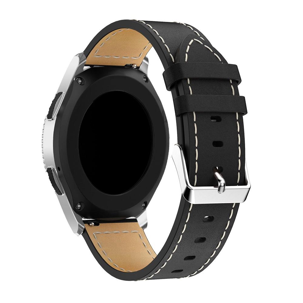 Correa de Piel Samsung Galaxy Watch 46mm Negro