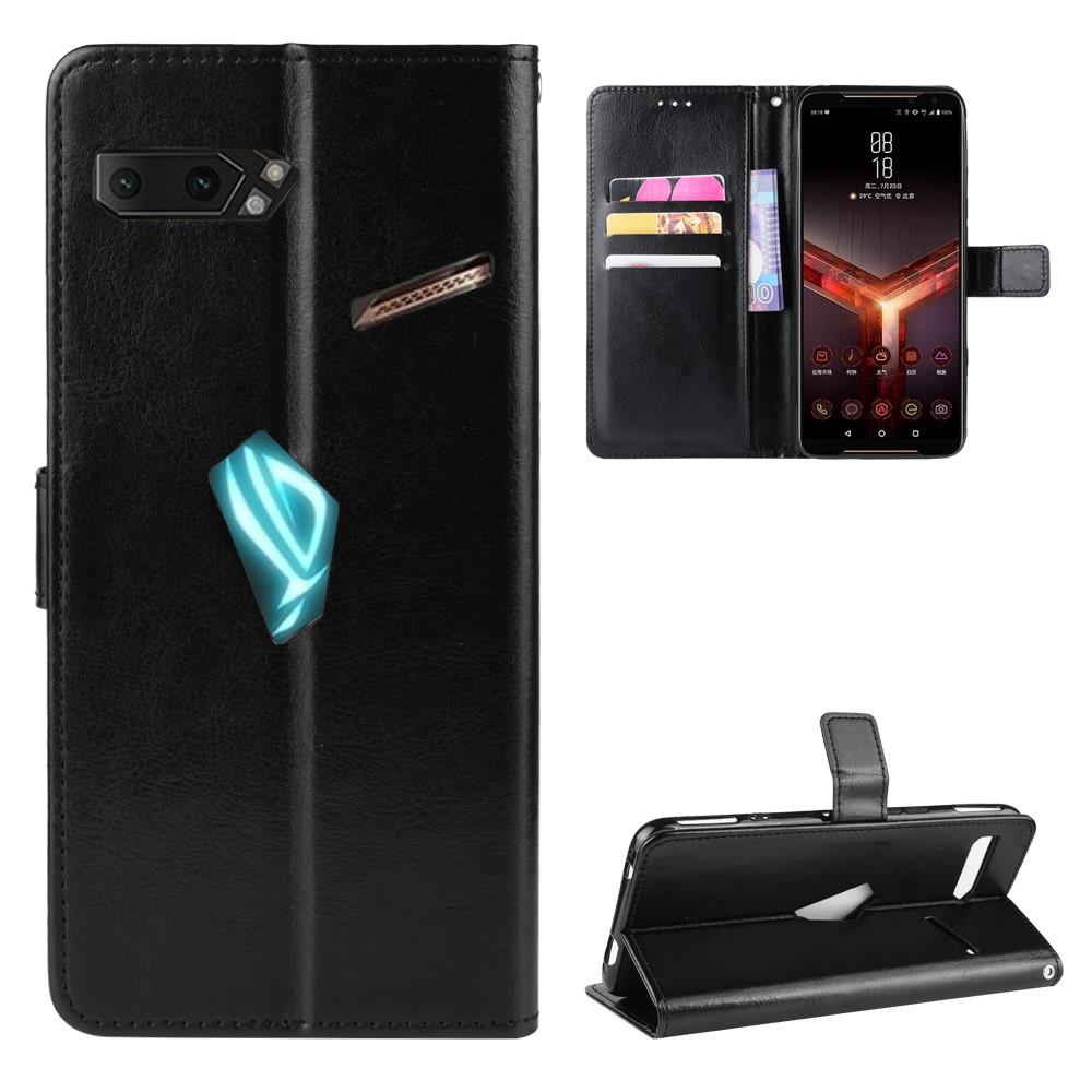 Funda de cuero con solapa Asus ROG Phone II Negro