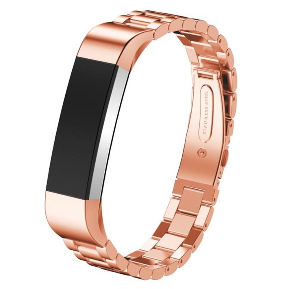 Correa de acero Fitbit Alta/Alta HR Oro rosa