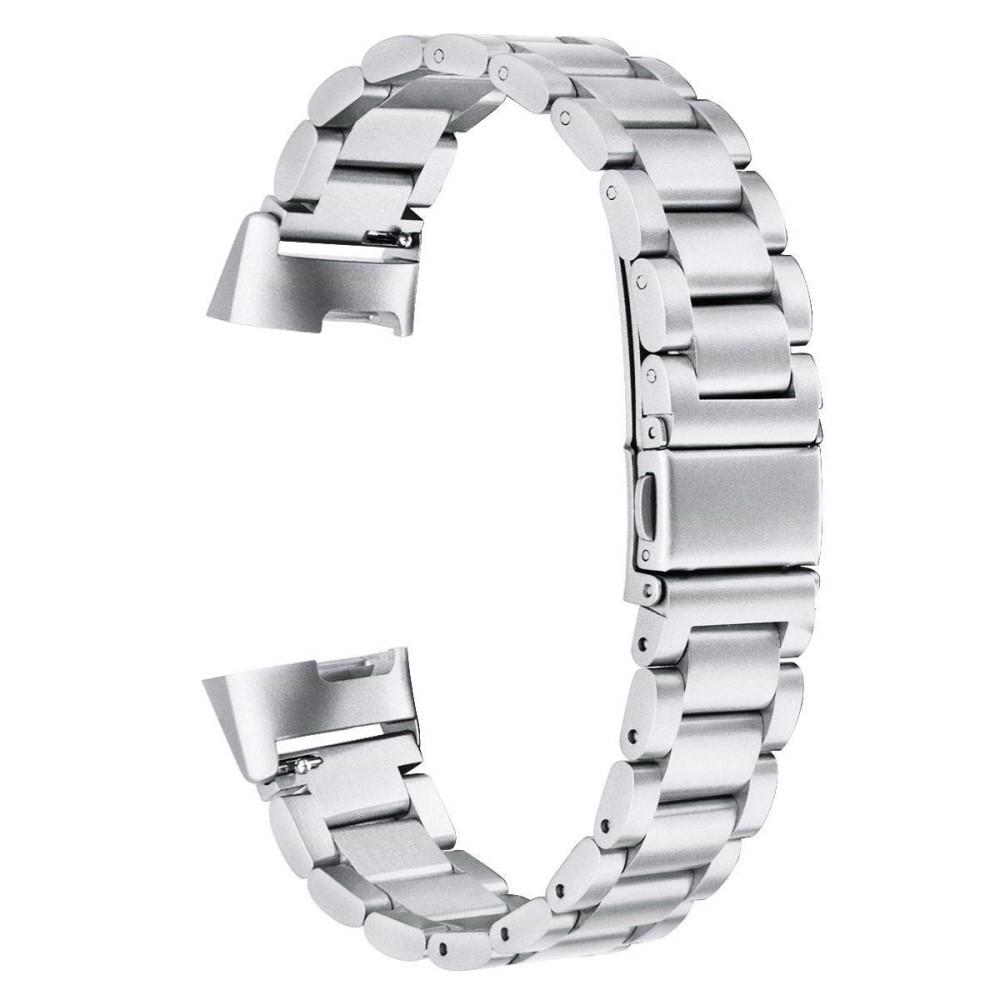Correa de acero Fitbit Charge 3/Charge 4 Plata