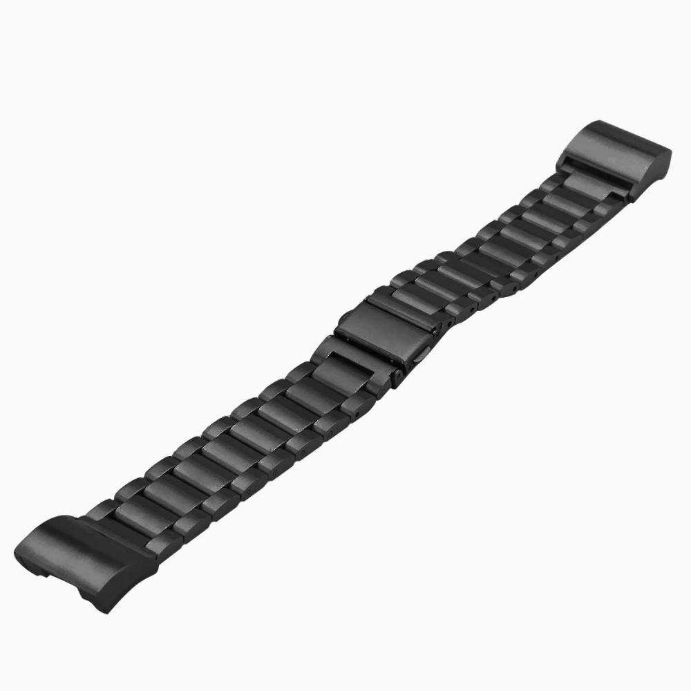 Correa de acero Fitbit Charge 3/Charge 4 Negro
