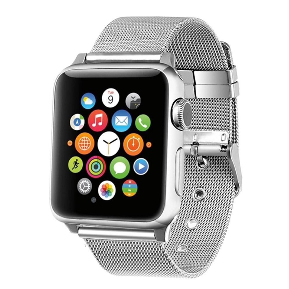 Correa de malla Apple Watch SE 40mm plata