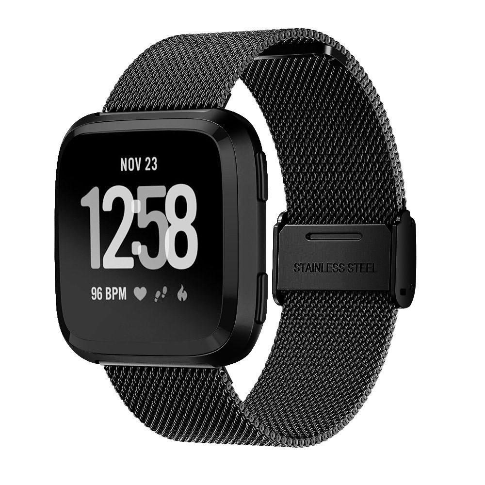 Correa de malla Fitbit Versa/Versa 2 Black