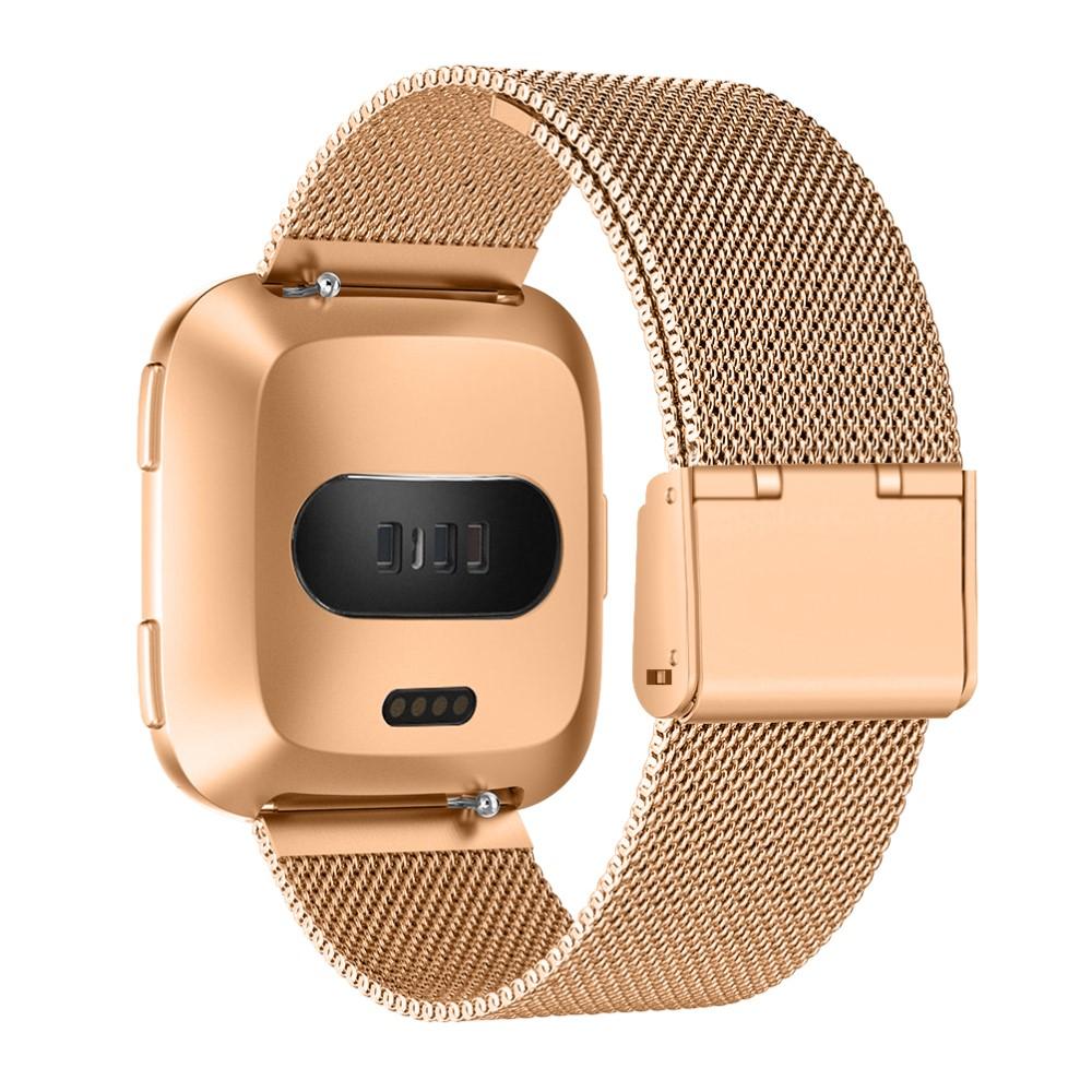 Correa de malla Fitbit Versa/Versa 2 Rose Gold