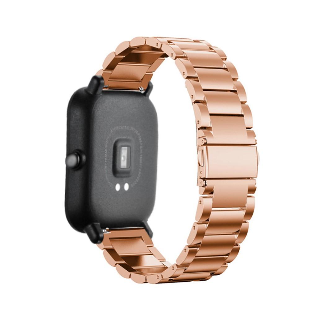 Correa de acero Xiaomi Amazfit GTS Oro rosa