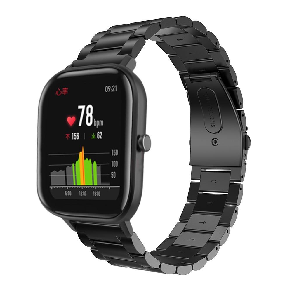 Correa de acero Amazfit GTS/GTS 2 Negro