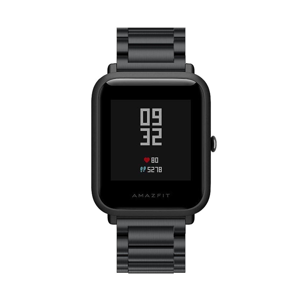 Correa de acero Amazfit GTS/GTS 2 Negro