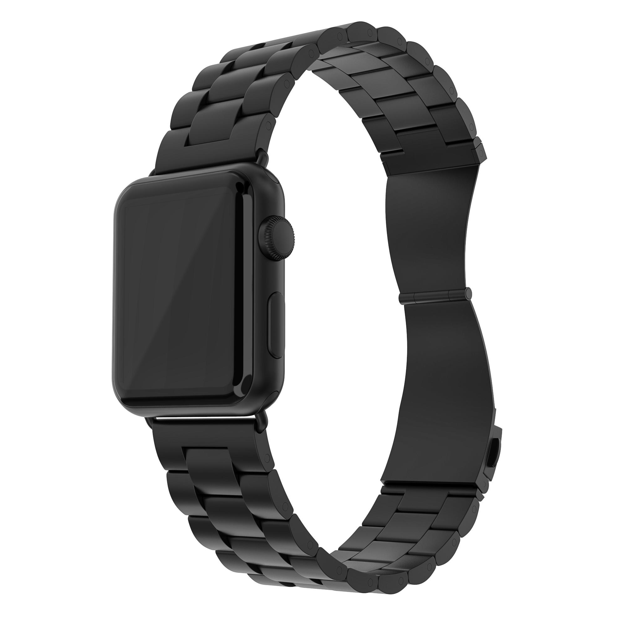 Correa de acero Apple Watch 41mm Series 8, negro