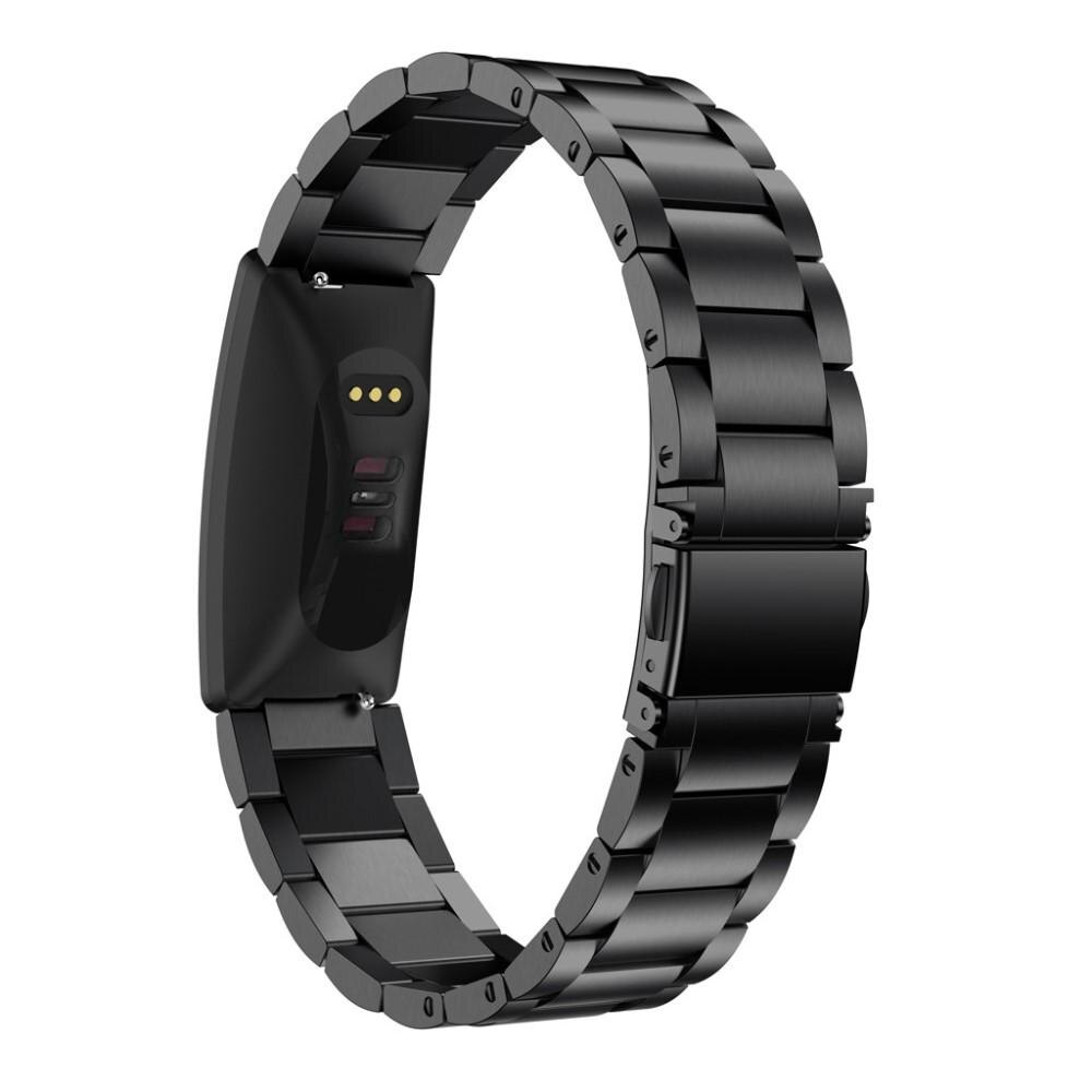 Correa de acero Fitbit Inspire/Inspire HR/Inspire 2 Negro