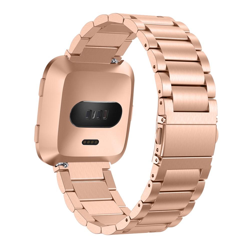 Correa de acero Fitbit Versa/Versa 2 Oro rosa