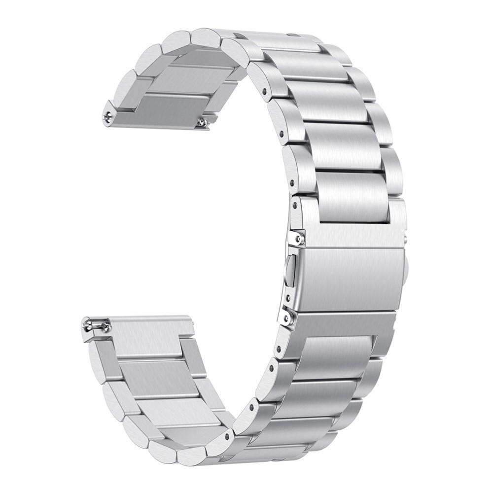 Correa de acero Fitbit Versa/Versa 2 Plata