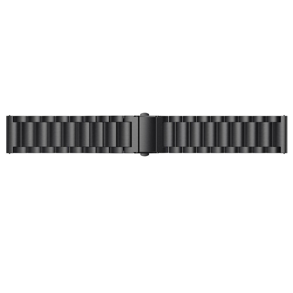 Correa de acero Fitbit Versa/Versa 2 Negro