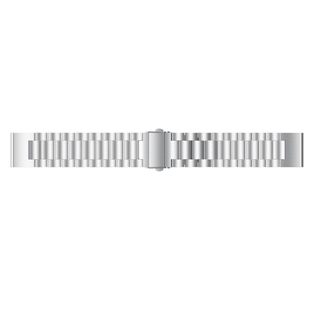 Correa de acero Garmin Fenix 5/Fenix 5 Plus Plata