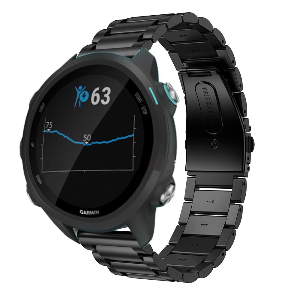 Correa de acero Garmin Forerunner 245 Negro