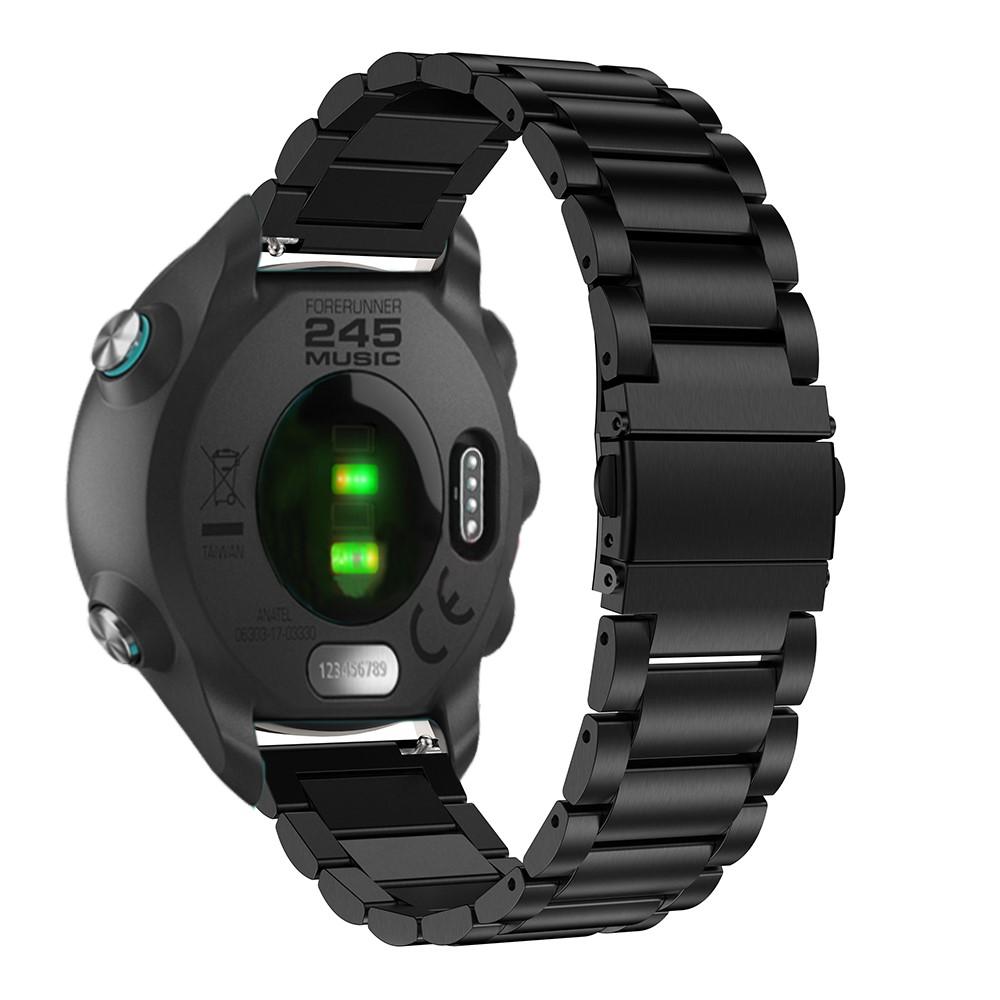 Correa de acero Garmin Forerunner 245 Negro