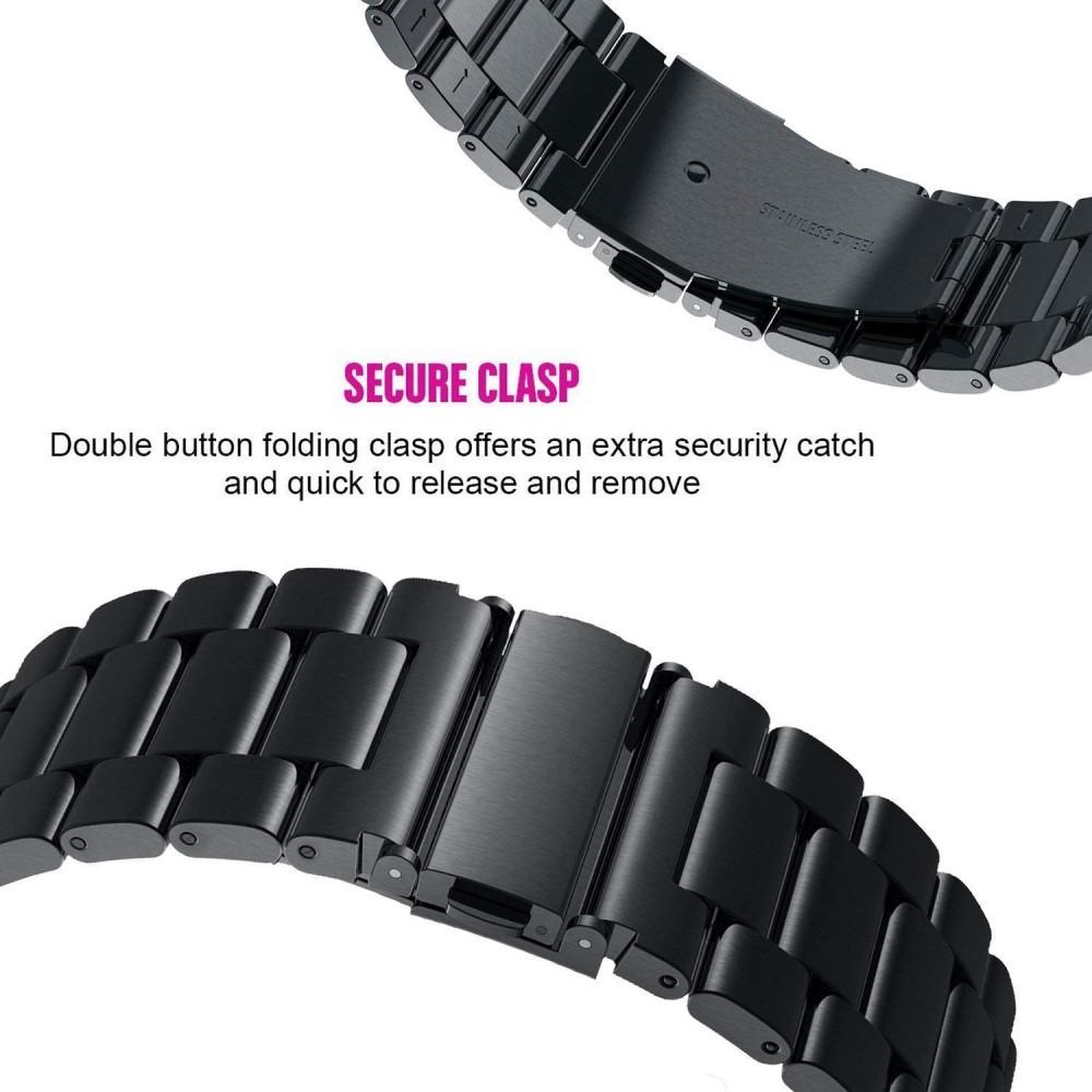 Correa de acero Huawei Watch GT 2 46mm/Watch GT 2e/Watch GT Negro