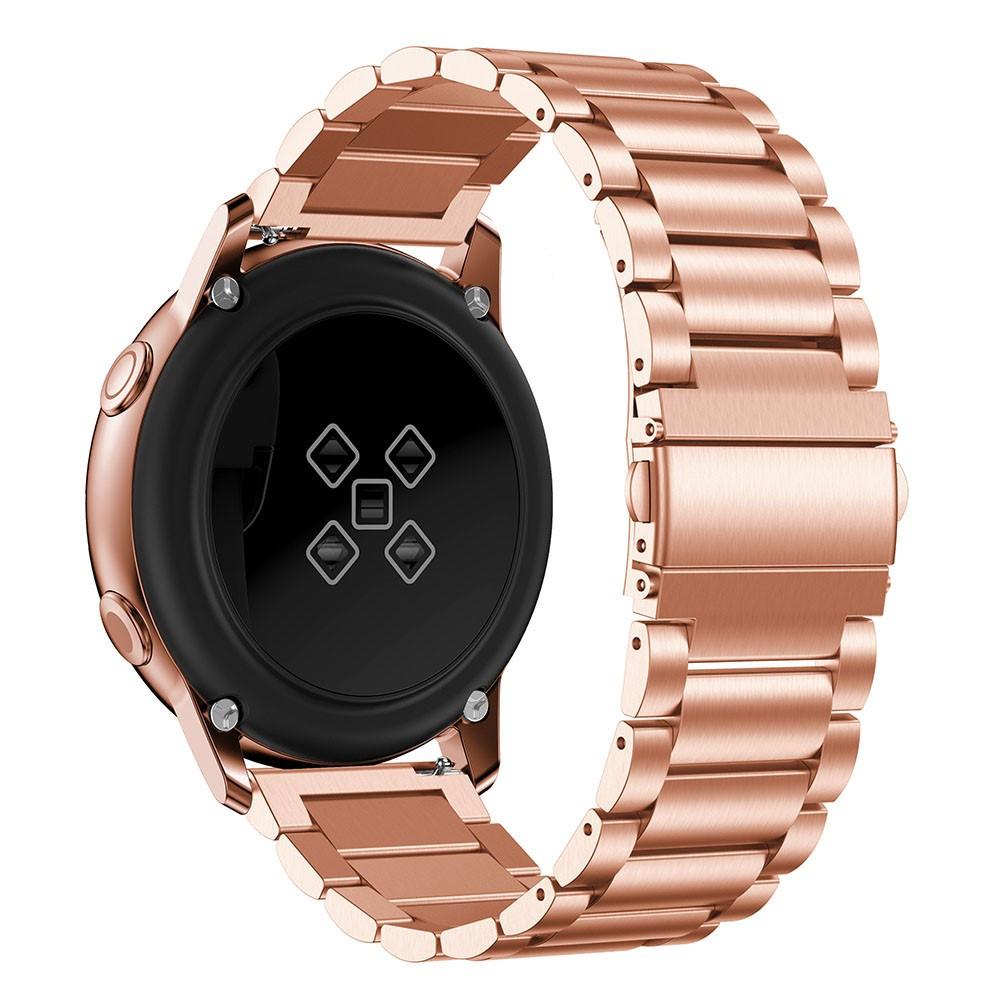 Correa de acero Samsung Galaxy Watch Active Oro rosa