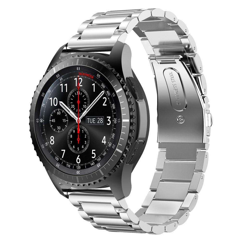 Correa de acero Samsung Gear S3 Frontier/S3 Classic Plata