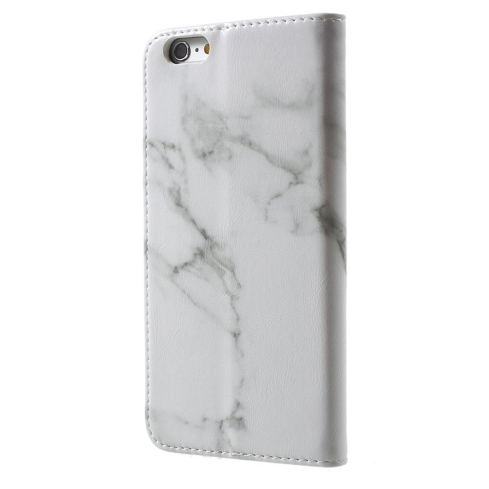 Funda cartera iPhone 6/6S Mármol blanco