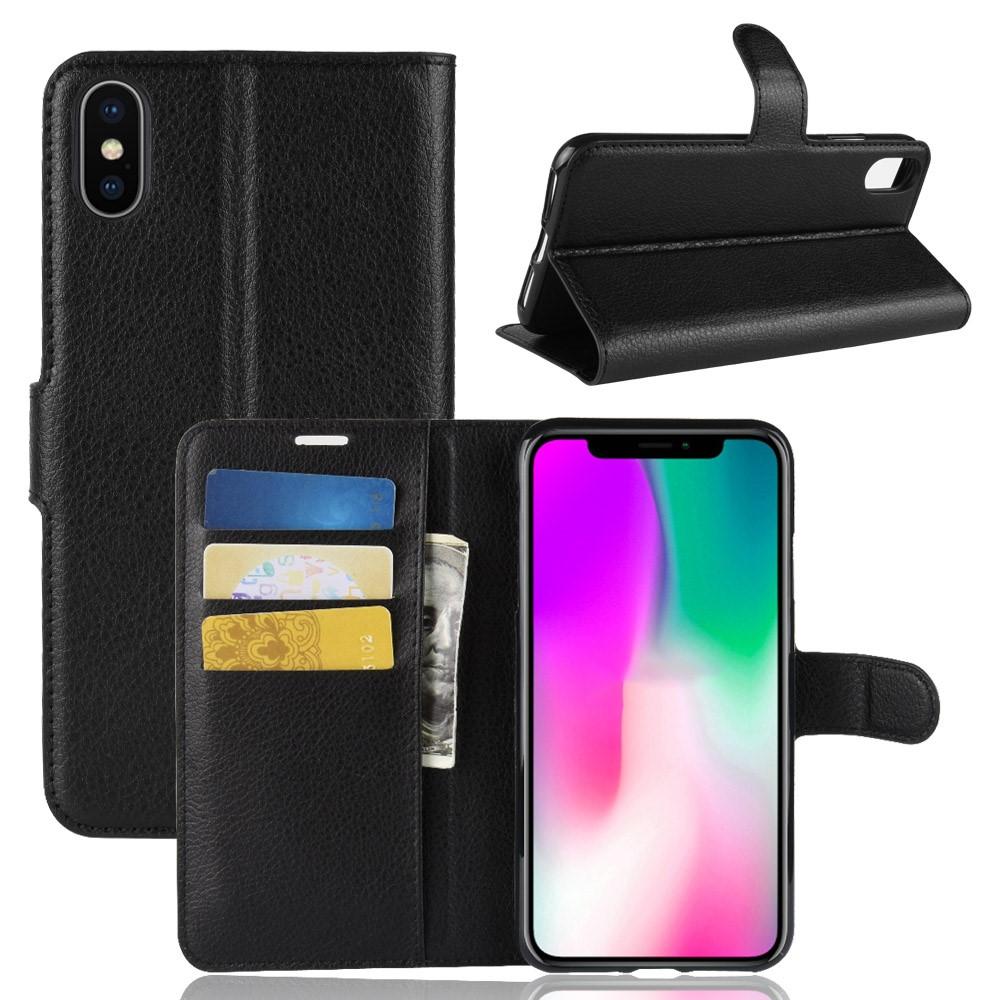 Funda cartera iPhone Xr Negro