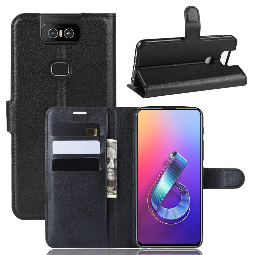 Funda cartera Asus ZenFone 6 Negro