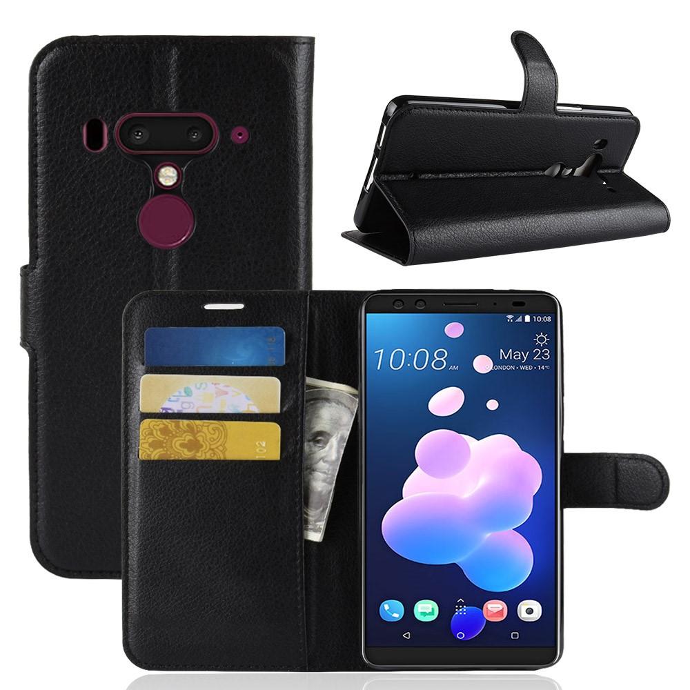 Funda cartera HTC U12+ Negro