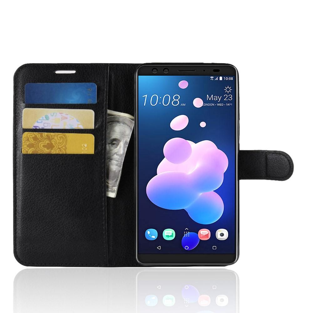 Funda cartera HTC U12+ Negro