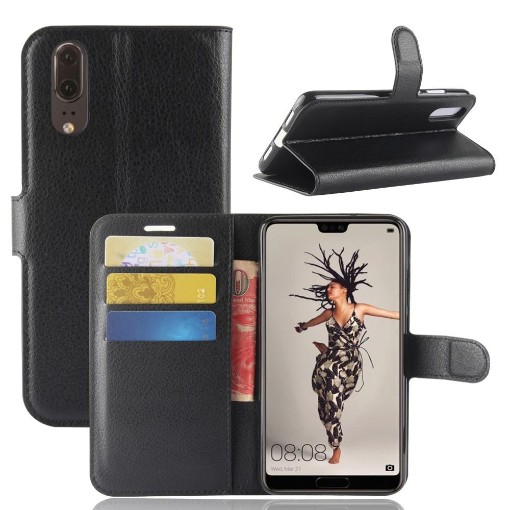 Funda cartera Huawei P20 Negro