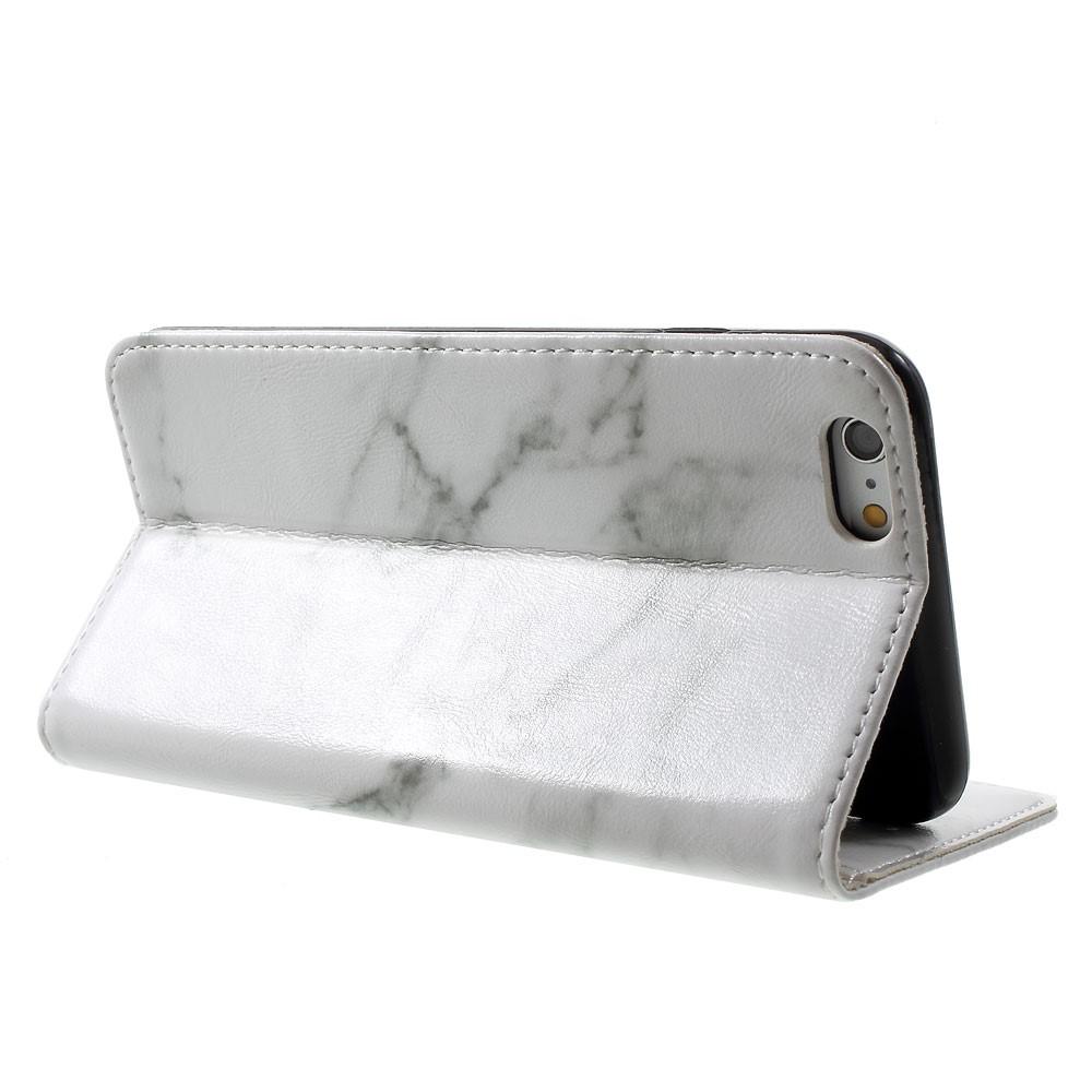 Funda cartera iPhone 6 Plus/6S Plus Mármol blanco