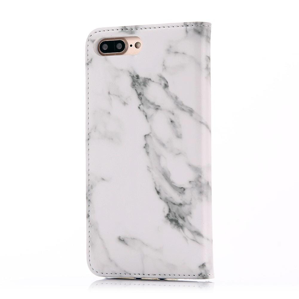 Funda cartera iPhone 7 Plus/8 Plus Mármol blanco