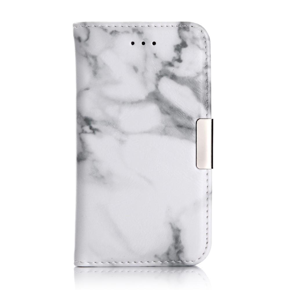 Funda cartera iPhone 5/5S/SE Mármol blanco