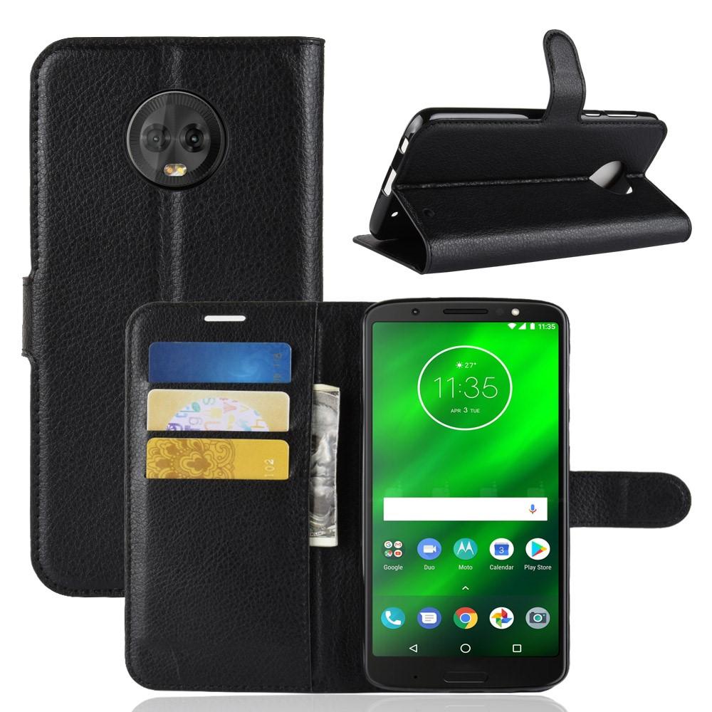 Funda cartera Motorola Moto G6 Plus Negro