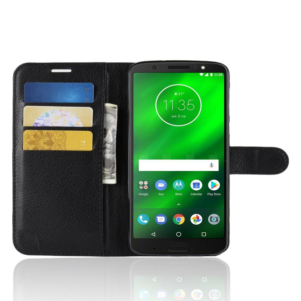 Funda cartera Motorola Moto G6 Plus Negro