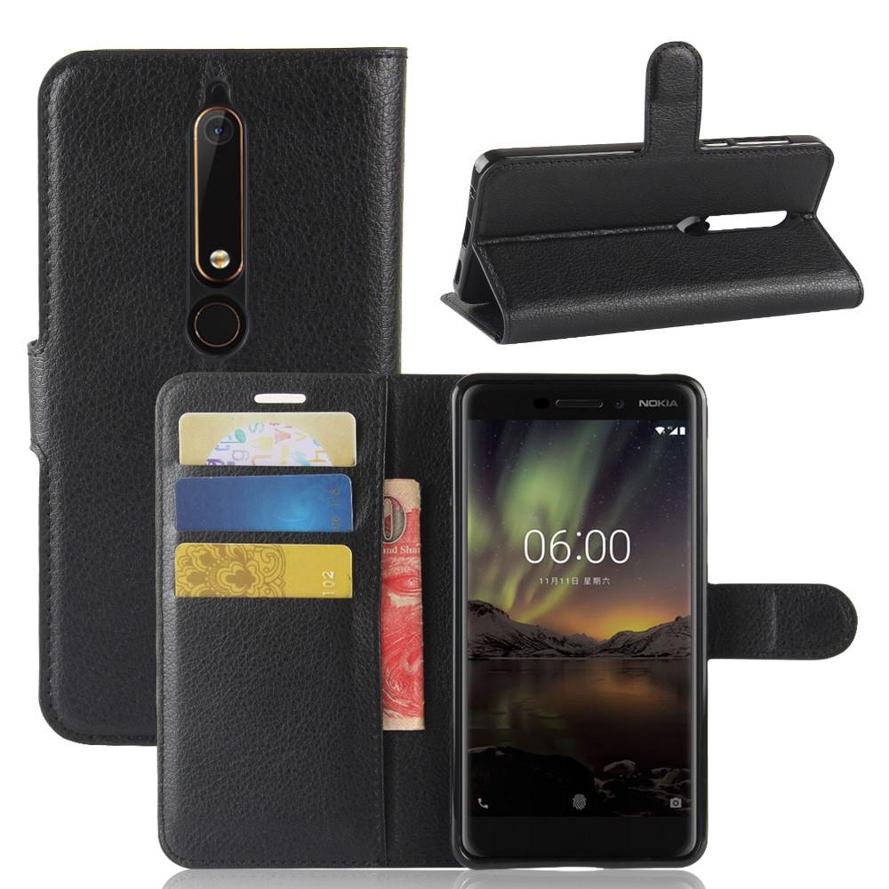 Funda cartera Nokia 6.1 2018 Negro