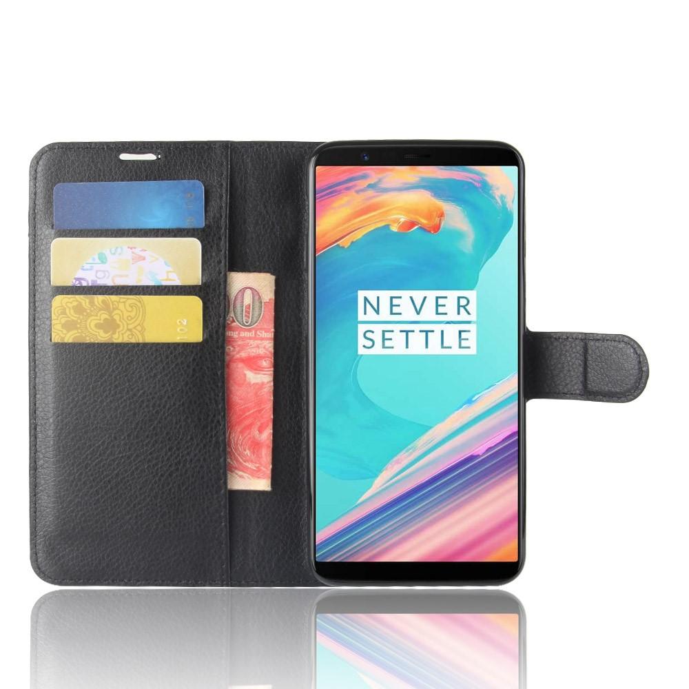 Funda cartera OnePlus 5T Negro