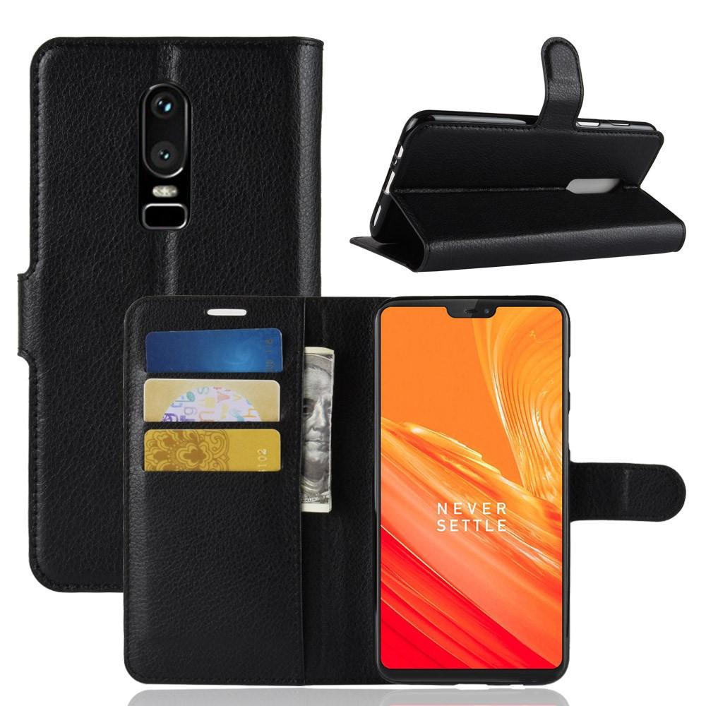 Funda cartera  OnePlus 6 Negro