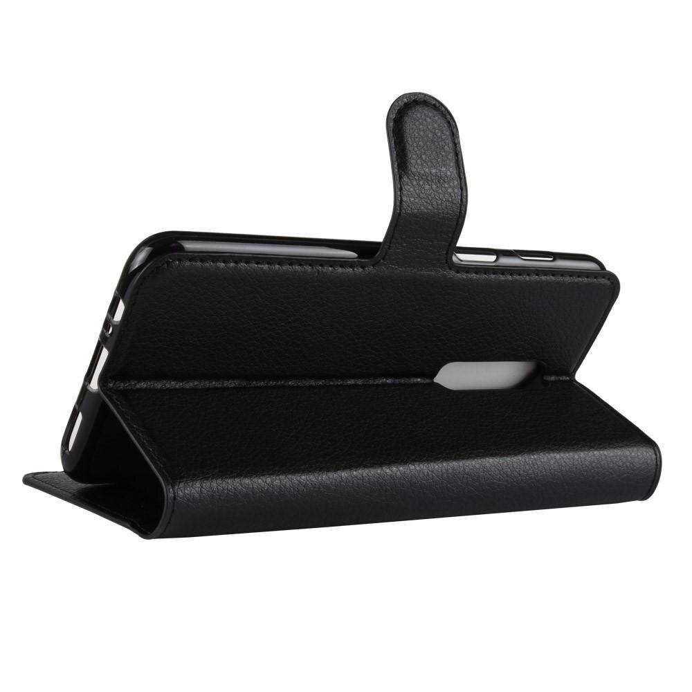 Funda cartera  OnePlus 6 Negro