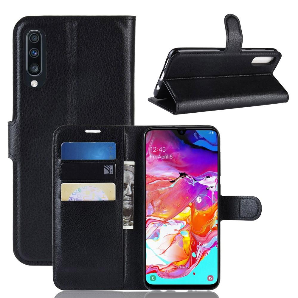 Funda cartera Samsung Galaxy A70 Negro