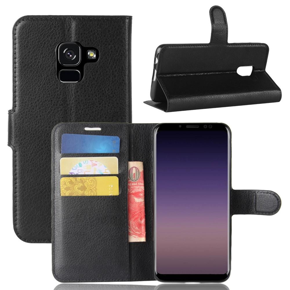 Funda cartera Samsung Galaxy A8 2018 Negro