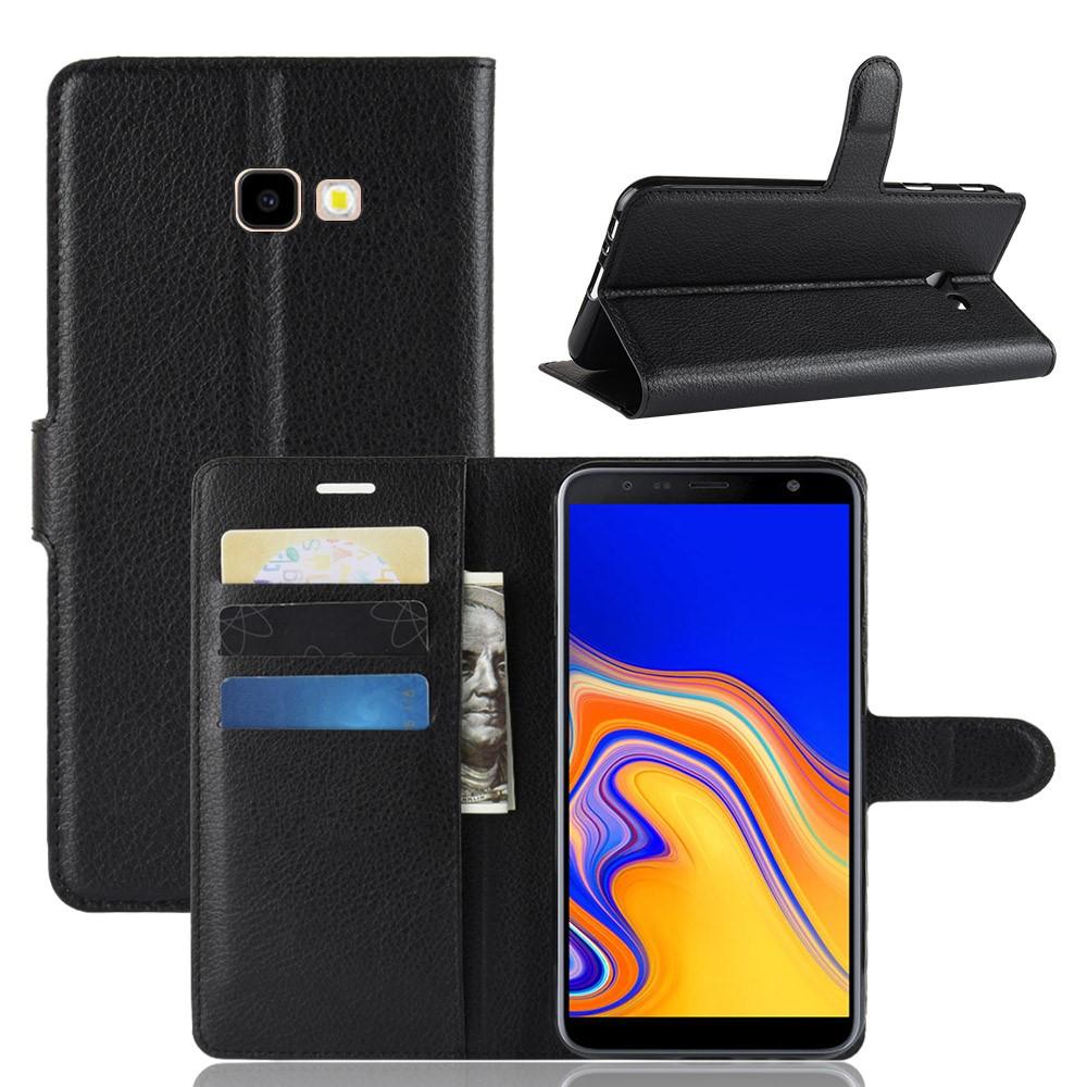 Funda cartera Samsung Galaxy J4 Plus 2018 Negro