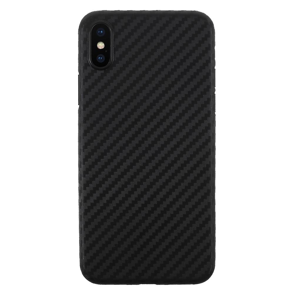 Funda UltraThin iPhone X/XS Fibra de carbon