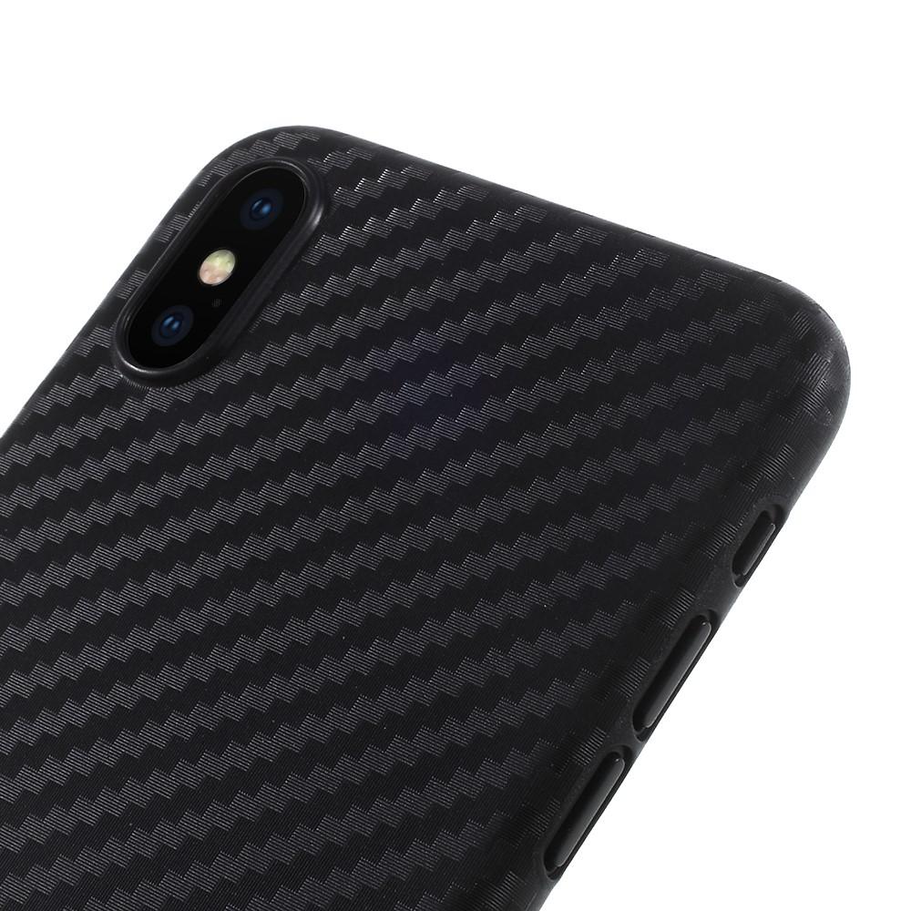 Funda UltraThin iPhone X/XS Fibra de carbon