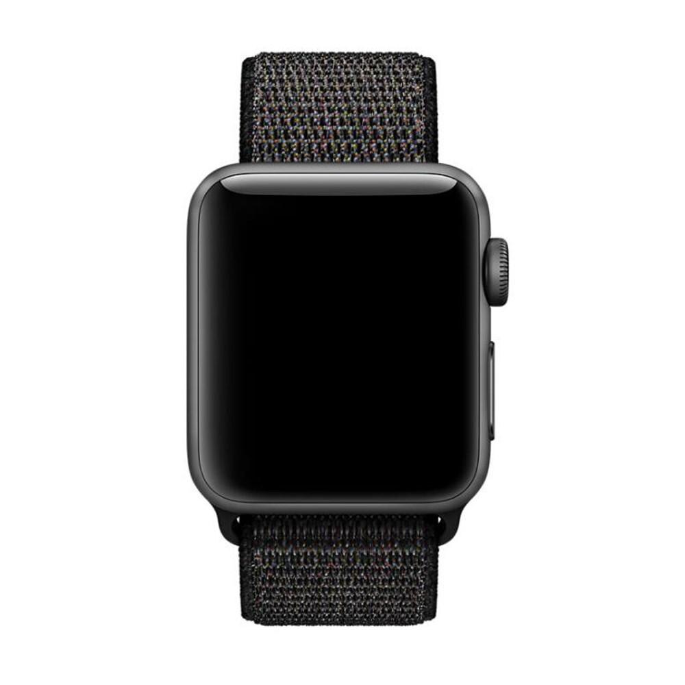 Correa de nailon Apple Watch Series 1-3 42mm Negro