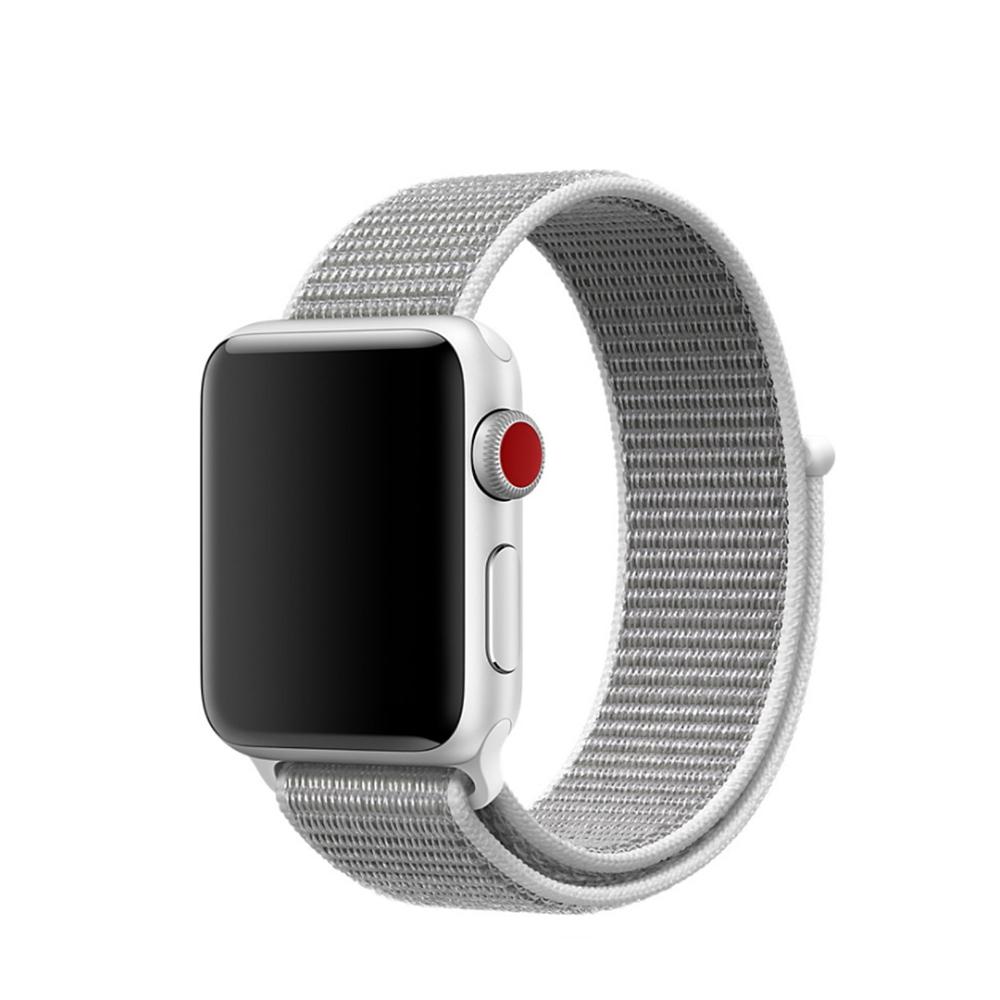 Correa de nailon Apple Watch 42/44/45 mm gris